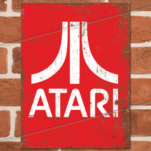 Load image into Gallery viewer, ATARI LOGO METAL SIGNS