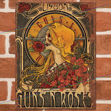 Load image into Gallery viewer, GUNS N ROSES (LISBON) METAL SIGNS