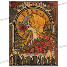 Load image into Gallery viewer, GUNS N ROSES (LISBON) METAL SIGNS