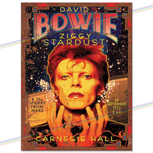 Load image into Gallery viewer, DAVID BOWIE ZIGGY STARDUST METAL SIGNS
