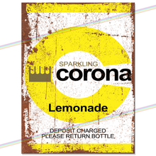 Load image into Gallery viewer, CORONA LEMONADE METAL SIGNS