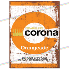 Load image into Gallery viewer, CORONA ORANGEADE METAL SIGNS