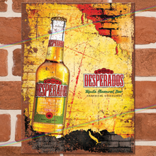 Load image into Gallery viewer, DESPERADOS METAL SIGNS