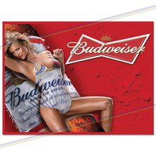 Load image into Gallery viewer, BUDWEISER BIKINI GIRL METAL SIGNS
