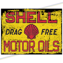 Load image into Gallery viewer, SHELL MOTOR OILS METAL SIGNS