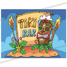 Load image into Gallery viewer, TIKI BAR (ISLAND) METAL SIGNS