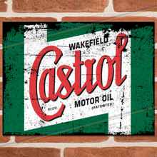 Load image into Gallery viewer, CASTROL MOTOR OIL METAL SIGNS