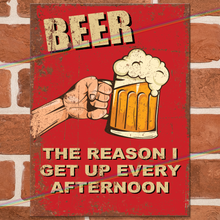 Load image into Gallery viewer, BEER AFTERNOON METAL SIGNS