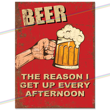 Load image into Gallery viewer, BEER AFTERNOON METAL SIGNS