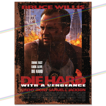 Load image into Gallery viewer, DIE HARD (WITH A VENGEANCE) MOVIE METAL SIGNS