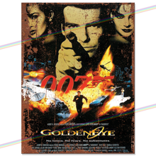 Load image into Gallery viewer, JAMES BOND 007 GOLDENEYE MOVIE METAL SIGNS