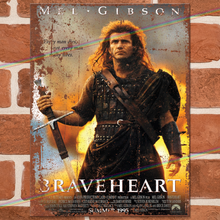 Load image into Gallery viewer, BRAVEHEART MOVIE METAL SIGNS