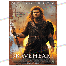Load image into Gallery viewer, BRAVEHEART MOVIE METAL SIGNS