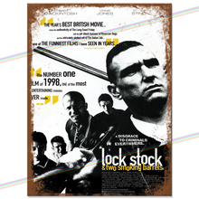 Load image into Gallery viewer, LOCK STOCK AND TWO SMOKING BARRELS MOVIE METAL SIGNS