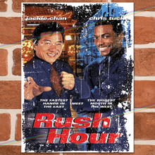 Load image into Gallery viewer, RUSH HOUR MOVIE METAL SIGNS