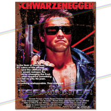 Load image into Gallery viewer, THE TERMINATOR MOVIE METAL SIGNS