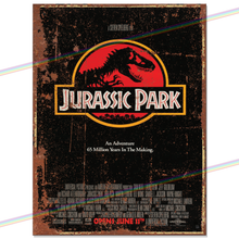Load image into Gallery viewer, JURASSIC PARK MOVIE METAL SIGNS