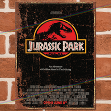 Load image into Gallery viewer, JURASSIC PARK MOVIE METAL SIGNS