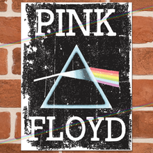 Load image into Gallery viewer, PINK FLOYD (LOGO) MUSIC METAL SIGNS