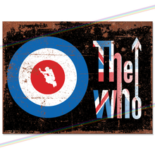 Load image into Gallery viewer, THE WHO (LOGO) MUSIC METAL SIGNS