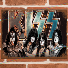 Load image into Gallery viewer, KISS MUSIC METAL SIGNS