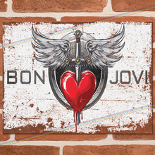 Load image into Gallery viewer, BON JOVI (LOGO) MUSIC METAL SIGNS