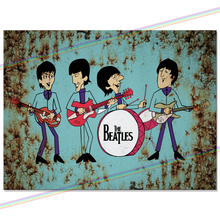 Load image into Gallery viewer, THE BEATLES (CHARACTERS) MUSIC METAL SIGNS
