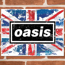 Load image into Gallery viewer, OASIS (LOGO) MUSIC METAL SIGNS