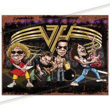Load image into Gallery viewer, VAN HALEN (CHARACTERS) MUSIC METAL SIGNS