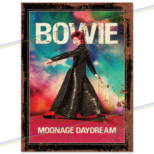 Load image into Gallery viewer, DAVID BOWIE (MOONAGE DAYDREAM) MUSIC METAL SIGNS