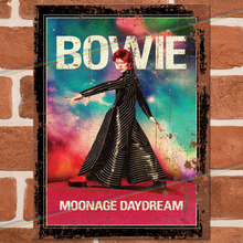 Load image into Gallery viewer, DAVID BOWIE (MOONAGE DAYDREAM) MUSIC METAL SIGNS