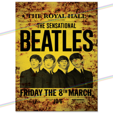 Load image into Gallery viewer, THE BEATLES (THE ROYAL HALL) MUSIC METAL SIGNS