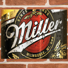 Load image into Gallery viewer, MILLER (CLOSE UP) METAL SIGNS