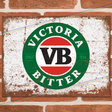 Load image into Gallery viewer, VB VICTORIA BITTER METAL SIGNS