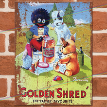 Load image into Gallery viewer, GOLDEN SHRED MARMALADE METAL SIGNS