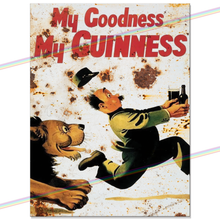 Load image into Gallery viewer, MY GOODNESS MY GUINNESS METAL SIGNS
