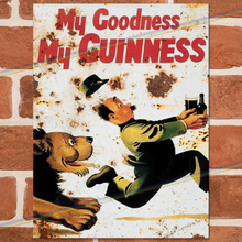 Load image into Gallery viewer, MY GOODNESS MY GUINNESS METAL SIGNS