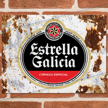 Load image into Gallery viewer, ESTRELLA GALICIA METAL SIGNS