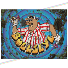 Load image into Gallery viewer, BULLSEYE TV (RUSTIC) METAL SIGNS