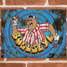 Load image into Gallery viewer, BULLSEYE TV (RUSTIC) METAL SIGNS