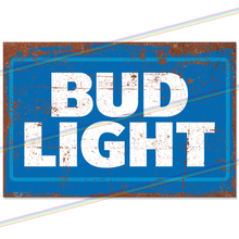 Load image into Gallery viewer, BUD LIGHT (LOGO) 30cm x 20cm METAL SIGNS
