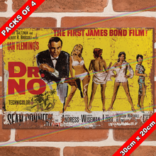 Load image into Gallery viewer, JAMES BOND 007 (DR. NO - 1962) 30cm x 20cm MOVIE METAL SIGNS
