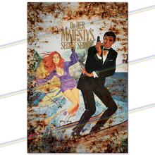 Load image into Gallery viewer, JAMES BOND 007 (ON HER MAJESTY&#39;S SECRET SERVICE - 1969) 30cm x 20cm MOVIE METAL SIGNS
