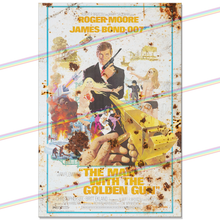 Load image into Gallery viewer, JAMES BOND 007 (THE MAN WITH THE GOLDEN GUN - 1974) 30cm x 20cm MOVIE METAL SIGNS
