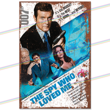 Load image into Gallery viewer, JAMES BOND 007 (THE SPY WHO LOVED ME - 1977) 30cm x 20cm MOVIE METAL SIGNS
