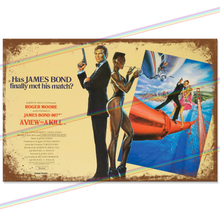 Load image into Gallery viewer, JAMES BOND 007 (A VIEW TO A KILL - 1985) 30cm x 20cm MOVIE METAL SIGNS
