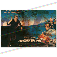 Load image into Gallery viewer, JAMES BOND 007 (LICENCE TO KILL - 1989) 30cm x 20cm MOVIE METAL SIGNS
