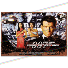 Load image into Gallery viewer, JAMES BOND 007 (TOMORROW NEVER DIES - 1997) 30cm x 20cm MOVIE METAL SIGNS
