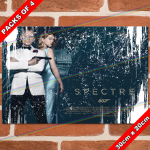 Load image into Gallery viewer, JAMES BOND 007 (SPECTRE - 2015) 30cm x 20cm MOVIE METAL SIGNS
