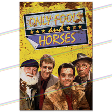 Load image into Gallery viewer, ONLY FOOLS &amp; HORSES (CHARACTERS) 30cm x 20cm METAL SIGNS

